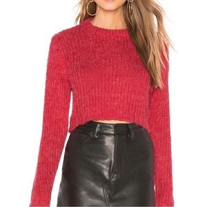 REVOLE BY THE WAY. Chunky knit crop sweater